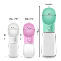Pet Dog Water Bottle 350/550ml Portable Drinking Bowls For Small Big Dogs Water Dispenser Travel Leakproof Puppy Feeder Supplies
