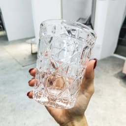 2pcs 310ml Vintage Diamond Patterned Western Wine Glass Cold Drink Water Coffee Cups Household Whiskey Beer Brandy Liquor Mugs