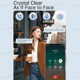 2026 New AI Smart Glasses Photochromic Lenses Bluetooth Call Noise Reduction Music Headphone Microphone Sunglasses for Men Women