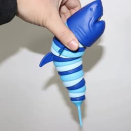 3D Articulated Shark Stress Reliever Hand Toy,Sensory Fidget Toy For Adults And Kids,Pressure Relief And Anti-Anxiety Desk Toy