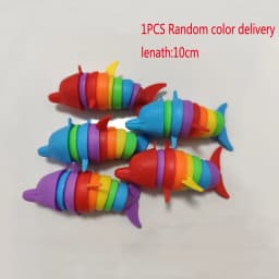 3D Articulated Shark Stress Reliever Hand Toy,Sensory Fidget Toy For Adults And Kids,Pressure Relief And Anti-Anxiety Desk Toy