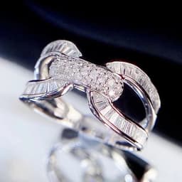 Huitan Creative Design Wedding Rings for Women Modern Fashion New Finger Accessories Engagement Party Temperament Female Jewelry
