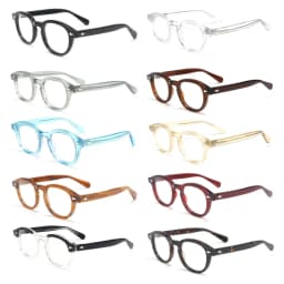 Quality Handmade Acetate Optical Glasses Frame Men Women Vintage Oval Eyeglasses Prescription Eyewear