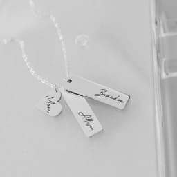 Custom Engraved Necklace Personalized Best Friend Gifts for Women Mama With Kids Names for Mom Mothers Handmade Jewelry