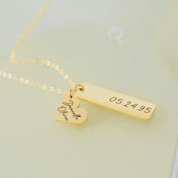 Custom Engraved Necklace Personalized Best Friend Gifts for Women Mama With Kids Names for Mom Mothers Handmade Jewelry