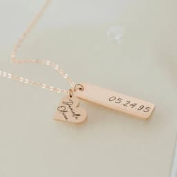 Custom Engraved Necklace Personalized Best Friend Gifts for Women Mama With Kids Names for Mom Mothers Handmade Jewelry