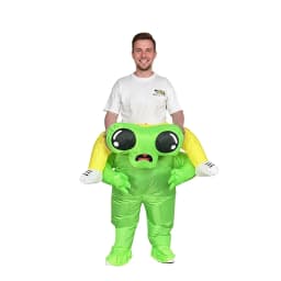 Adult Colorful Rooster ET Alien Inflatable Costumes Funny Fancy Animal Outfits Halloween Carnival Performance Wear for Man Woman