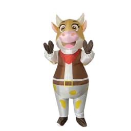 Adult Colorful Rooster ET Alien Inflatable Costumes Funny Fancy Animal Outfits Halloween Carnival Performance Wear for Man Woman