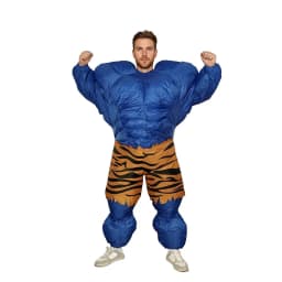 Adult Colorful Rooster ET Alien Inflatable Costumes Funny Fancy Animal Outfits Halloween Carnival Performance Wear for Man Woman