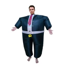 Adult Colorful Rooster ET Alien Inflatable Costumes Funny Fancy Animal Outfits Halloween Carnival Performance Wear for Man Woman