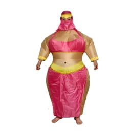 Adult Colorful Rooster ET Alien Inflatable Costumes Funny Fancy Animal Outfits Halloween Carnival Performance Wear for Man Woman