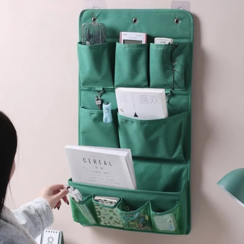 Fabric Wall Hanging Storage Bag, Bedside Wall Hanging Bag, Door Hanging Bag, Mobile Phone Storage Wardrobe Storage Bag