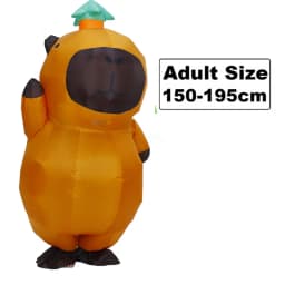 New Arrival Cartoon Animal Inflatable Costumes 2026 Capybara Inflatable Outfits Cute Animal Blow Up Clothing Party Beach Props