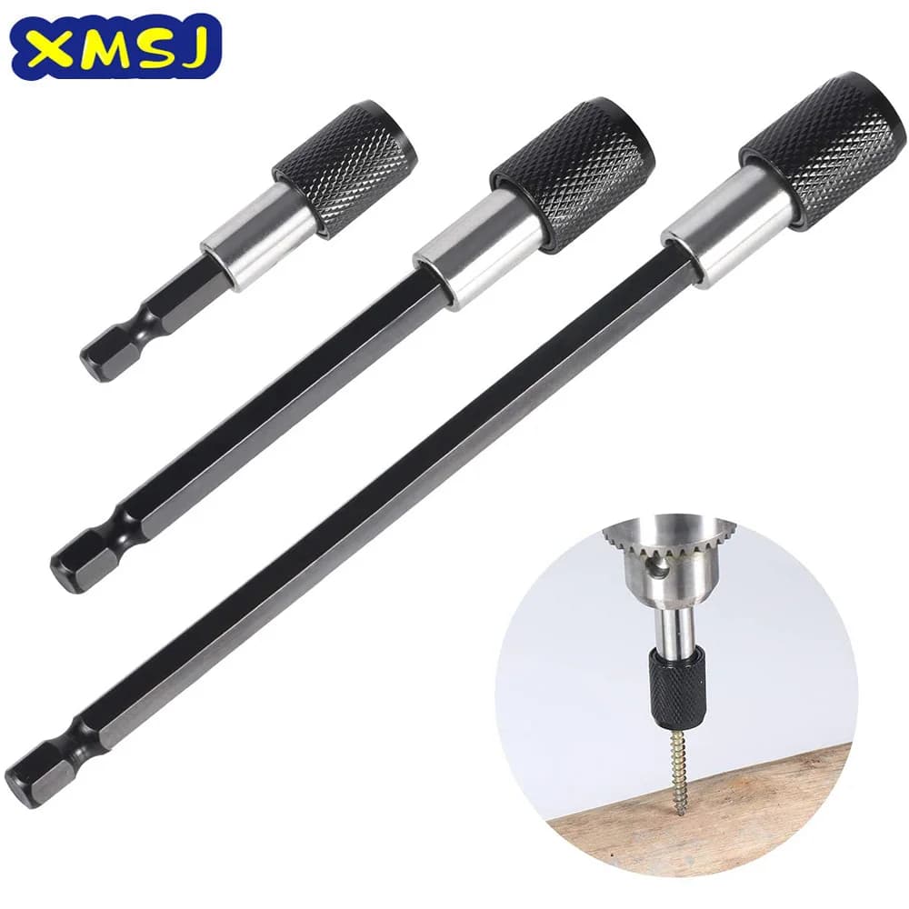1/4 Inch Hex Shank Quick Release Screwdriver Bit Holder Extension Bar 60mm 100mm 150mm