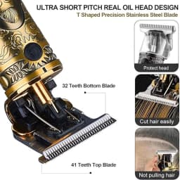 2026 New Arrival!Vintage T9 Hair Clipper Beard Shaving Body Hair Trimmer Clippers Electric Men Haircut Machine Barber Shaver