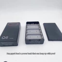 PD100W Fast Charging Power Bank DIY Kit 20V 5A 6x 21700 Battery Pack Portable Customizable No Soldering Easy Assemble