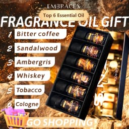 10ml Whiskey Fragrance Oils Men's Aroma Oils DIY Candle Gifts for Father/Husband