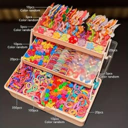 555 Pieces/Set, Colorful Butterfly Hair Clips for Girls, Stylish and Sweet Hairstyles, Hair Accessories.