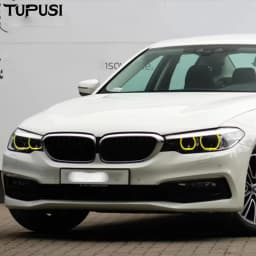 Yellow For BMW 5 Series G30 G31 G38 M5 6GT 2018-2020 LED DRL Headlight Daytime Running Lights 63117214939 63117214940