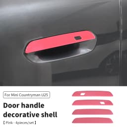 Car Door Handle Sticker Exterior Trim Cover For Mini Countryman U25 2024 2025 ABS Car Exterior Door Handle Bowl Decorative Shell