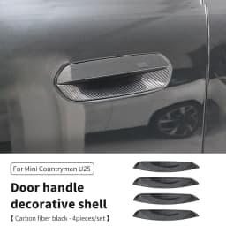 Car Door Handle Sticker Exterior Trim Cover For Mini Countryman U25 2024 2025 ABS Car Exterior Door Handle Bowl Decorative Shell