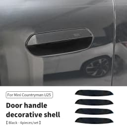 Car Door Handle Sticker Exterior Trim Cover For Mini Countryman U25 2024 2025 ABS Car Exterior Door Handle Bowl Decorative Shell