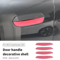Car Door Handle Sticker Exterior Trim Cover For Mini Countryman U25 2024 2025 ABS Car Exterior Door Handle Bowl Decorative Shell