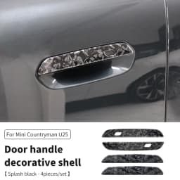 Car Door Handle Sticker Exterior Trim Cover For Mini Countryman U25 2024 2025 ABS Car Exterior Door Handle Bowl Decorative Shell