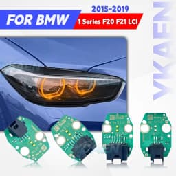 Yellow LED Angel Eyes DRL Chips Board For 2015-2019 BMW 1 Series F20 F21 LCI LED Headlight Daytime Running Light Amber Blue Red