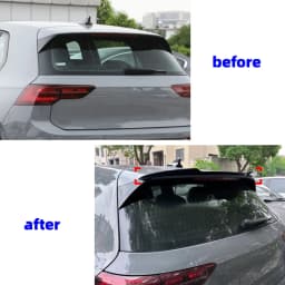 Maxton Style Car Rear Roof Spoiler Tail Wing For VW Golf MK8 Golf 8 GTI GTD R 2020-2023 Rear Spoiler Cap Rear Trunk Wing Bodykit