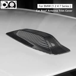 Real 3K Dry Carbon Fiber Car Shark Fin Antenna Shell Cover Suitable for BMW G60 G70 G90 G99 F70 U06 F26 G26 BEV U11