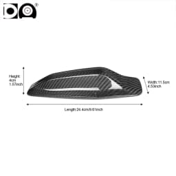 Real 3K Dry Carbon Fiber Car Shark Fin Antenna Shell Cover Suitable for BMW G60 G70 G90 G99 F70 U06 F26 G26 BEV U11