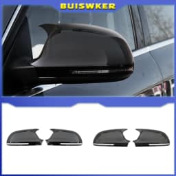For Audi A3 8P A4 A5 B8 Q3 A6 C6 4F S6 1Pair Side Wing Mirror Cover Add On Side Rear View Mirror Cap Cover Car Accessories