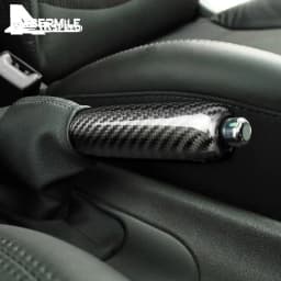 For BMW MINI Cooper R55 Clubman R56 R57 R58 R59 R50 R53 Dry Carbon Fiber Car Handbrake Grip Covers Interior Trim Accessories