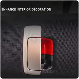Car Inner Door Handle Door Bowl Cover Stickers For Mini Electric Countryman U25 JCW 2024 2025 Decorative Interior Accessories