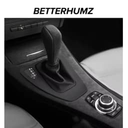 Betterhumz For BMW 3 Series E90 E92 E93 Car Interior Trim Made of Alcantara Center Console Gear Shift Panel Cover Accessories