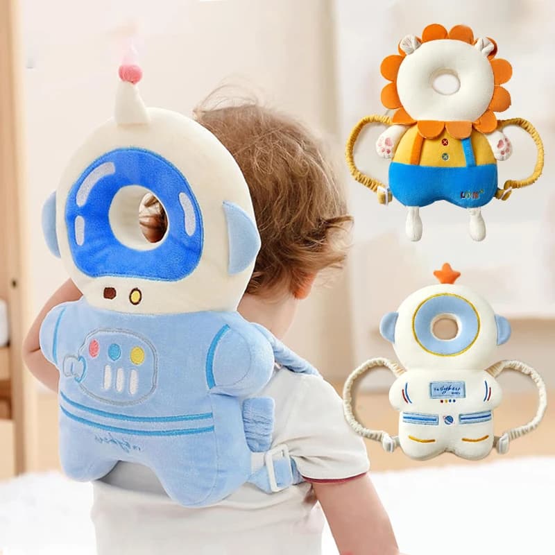 Head Protection Baby Head Protector Backpack PP Cotton Filling Toddler Crawling Walking Safety Cushion Newborn Boy Girl Room