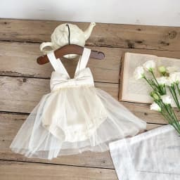MILANCEL Summer Baby Dresses Toddler Girls One Piece Mesh Skirt Camisole Dress Newborn Clothes 0-2Y