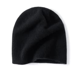 Seamless Cashmere Double-layer Two-color Hat 100% Cashmere Dot Yarn Knitted Toe Cap Men's and Women's Ear Protection Warm Hat