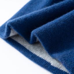 Seamless Cashmere Double-layer Two-color Hat 100% Cashmere Dot Yarn Knitted Toe Cap Men's and Women's Ear Protection Warm Hat