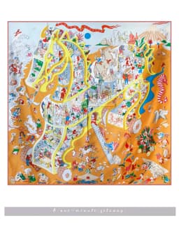 Double-Sided Silk Scarf 90cm 18 Momme Twill Fashionable Versatile Silk Authentic Silk Square Scarf for All Seasons
