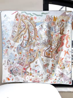 Double-Sided Silk Scarf 90cm 18 Momme Twill Fashionable Versatile Silk Authentic Silk Square Scarf for All Seasons