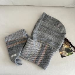 Hat And Scarf Set For Women Winter Warmth Ear Protection Balaclava Cold-Proof Hooded Scarf