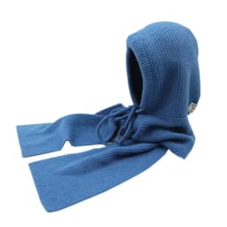 Thick And Warm Solid Color Hooded Scarf For Women Versatile And Korean-Style Student Scarf