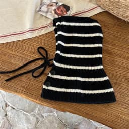 Hot Sale Kids Autumn-Winter Warm Thick Knit Hat Scarf Set Versatile Wool Knitted Ear Protector Cap Skullies For Boys And Girls