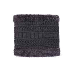 2026 Winter Men Women Thick Beanie Hat Knitted Hat Winter Cap Beanie Female Wool Neck Scarf Cap Balaclava Mask Bonnet Hats Set