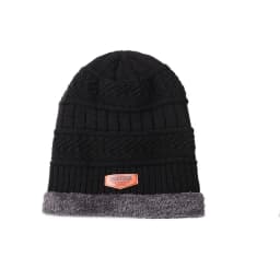 2026 Winter Men Women Thick Beanie Hat Knitted Hat Winter Cap Beanie Female Wool Neck Scarf Cap Balaclava Mask Bonnet Hats Set