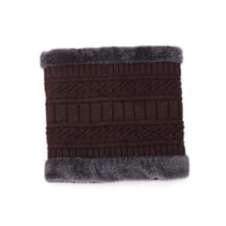 2026 Winter Men Women Thick Beanie Hat Knitted Hat Winter Cap Beanie Female Wool Neck Scarf Cap Balaclava Mask Bonnet Hats Set