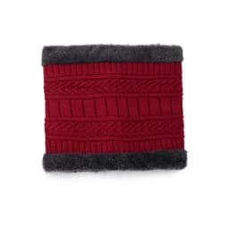2026 Winter Men Women Thick Beanie Hat Knitted Hat Winter Cap Beanie Female Wool Neck Scarf Cap Balaclava Mask Bonnet Hats Set