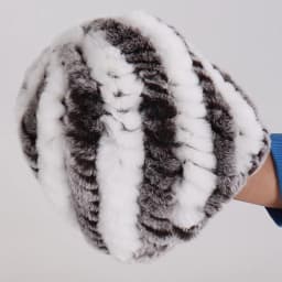 Winter Women Knitted Real Rex Rabbit Fur Hat Scarf Sets Natural Warm Fur Hats Scarves Lady Soft Real Rex Rabbit Fur Cap Muffler